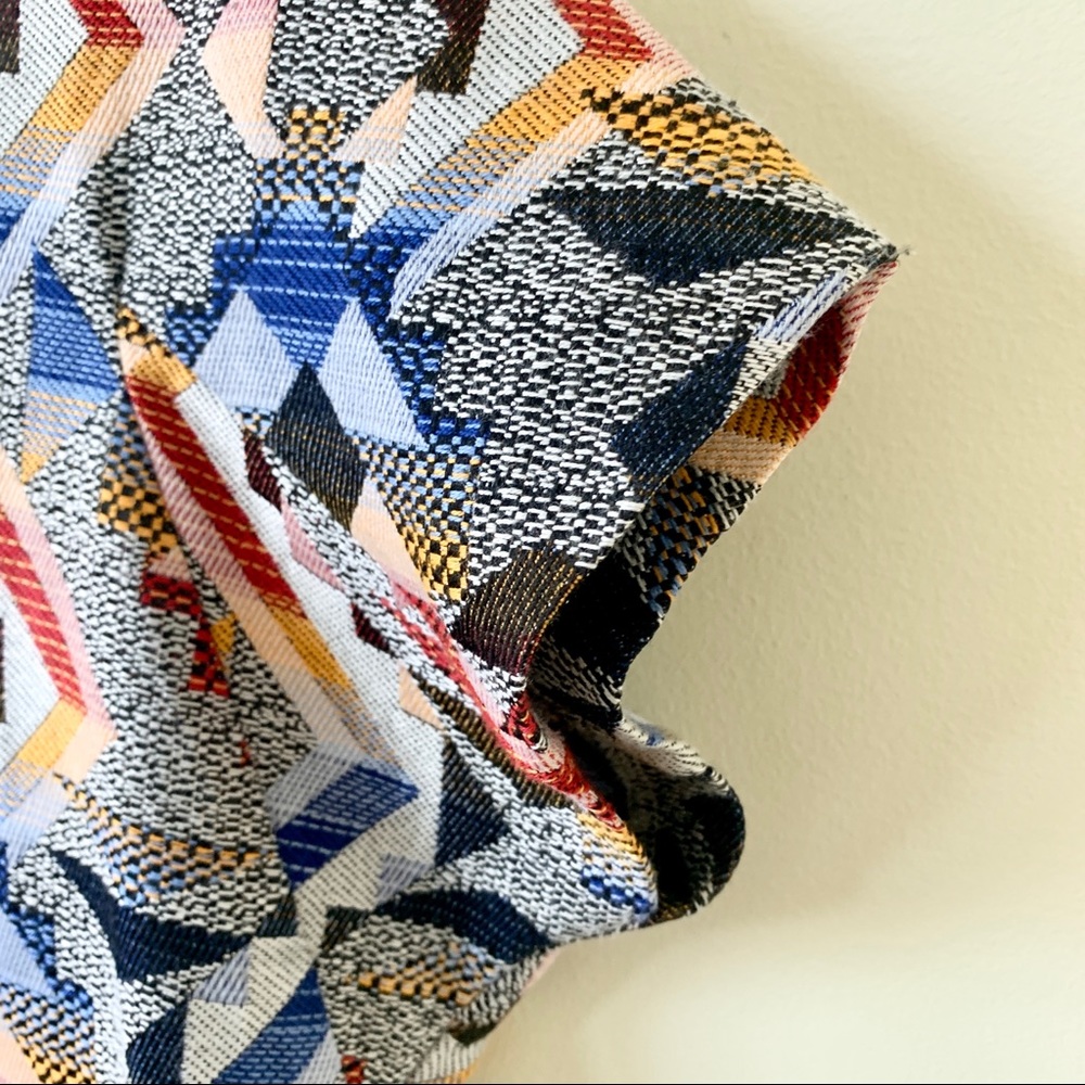 FRNCH Southwest Print Shift Dress pockets sz S NEW - Picture 5 of 16